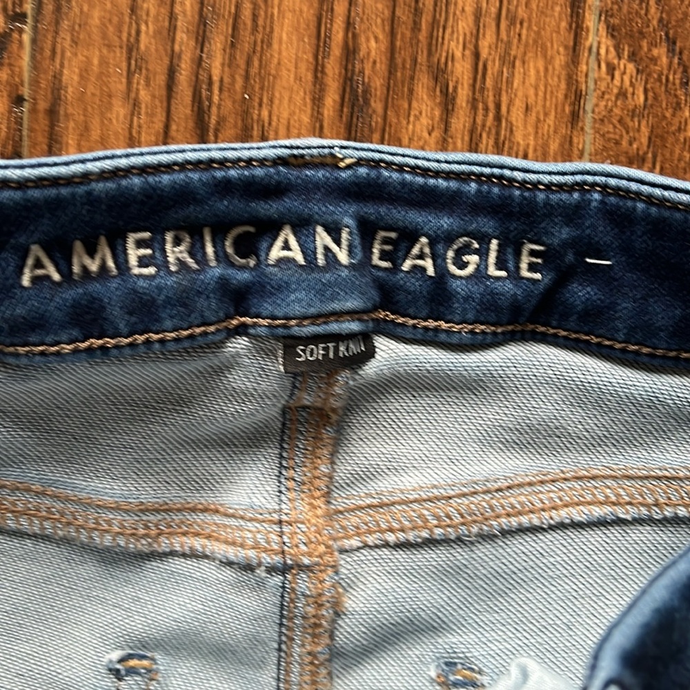 American Eagle curvy highest rise jegging, size 0 - Picture 3 of 7